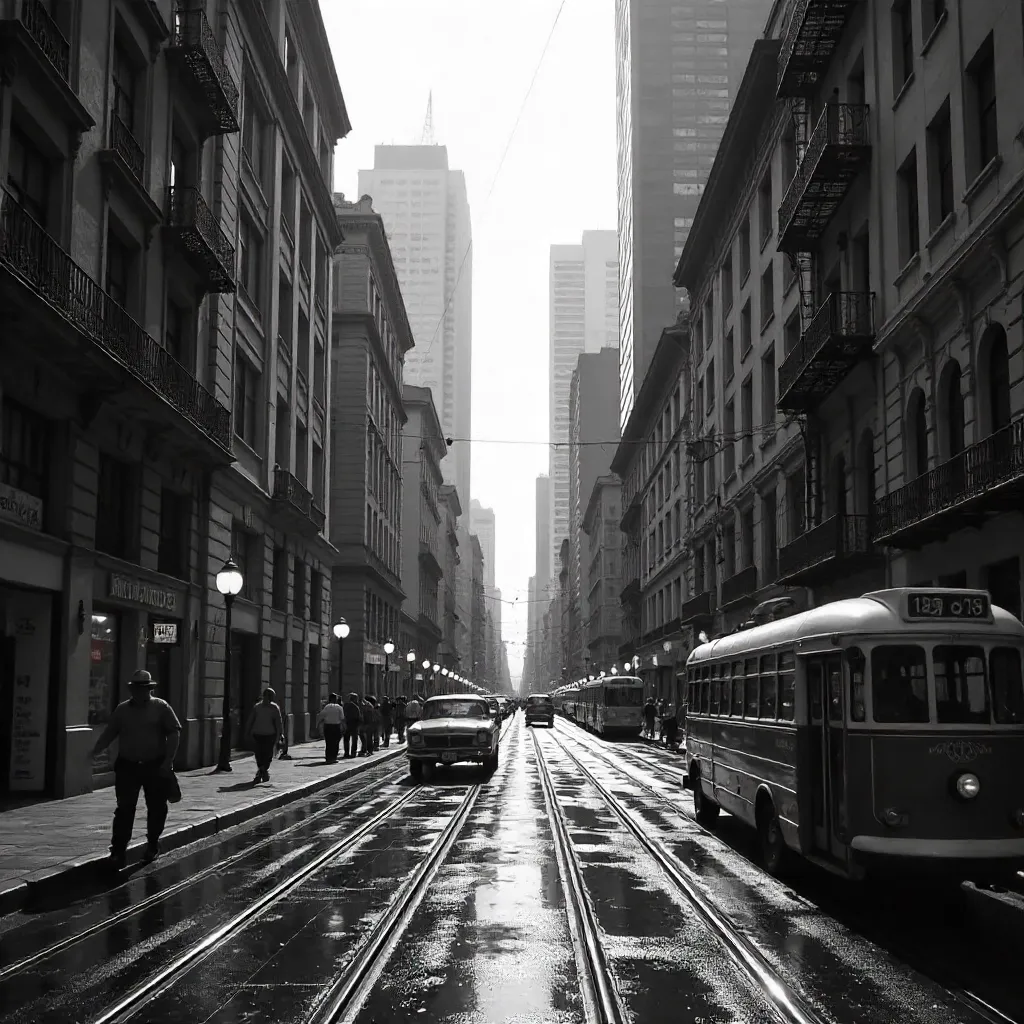 Monochrome Streets: Downtown Sao Paulo Architecture