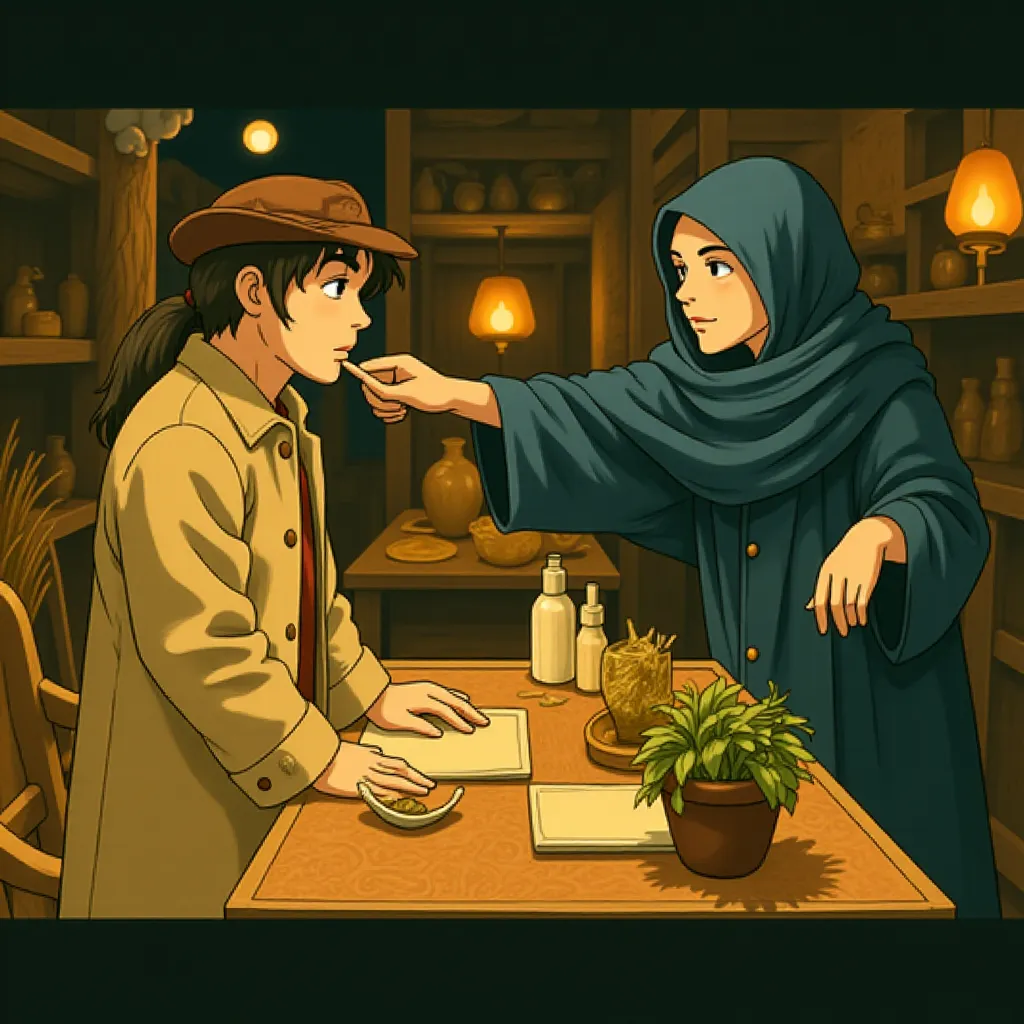 Michelle Pfeiffer and Ricky Gervais in Stardust (2007) - Anime style