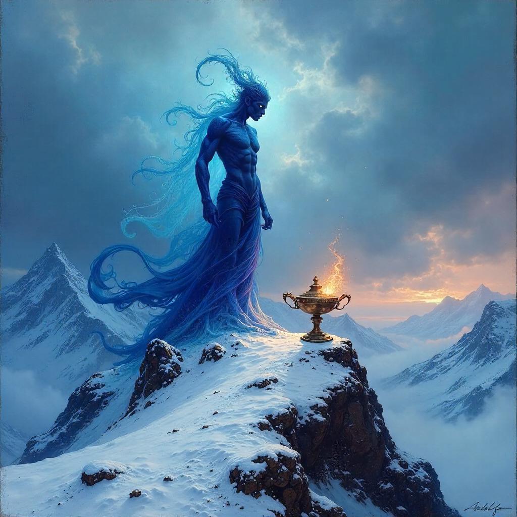 The Djinn of the Snowy Summit
