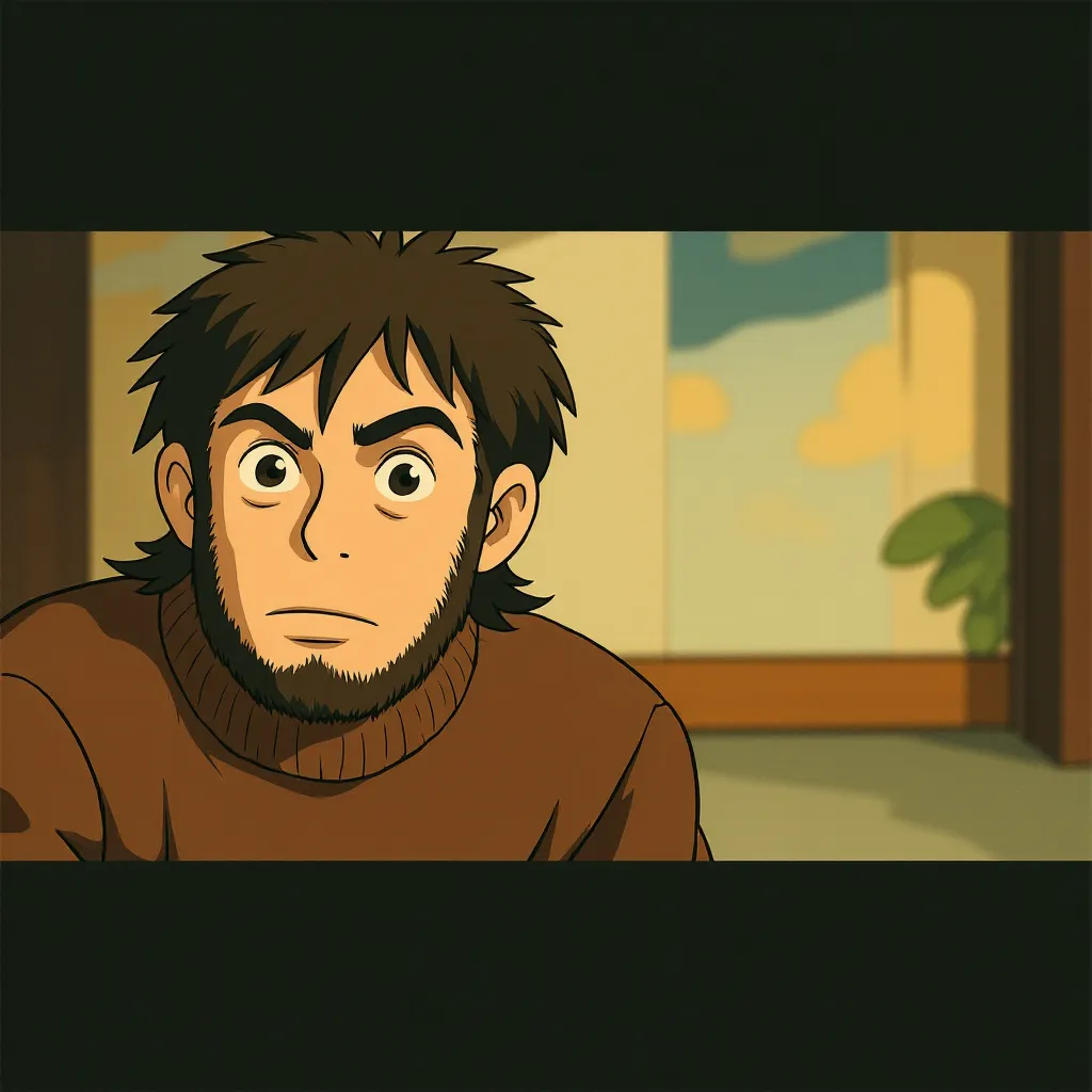 Andy Serkis in Rise of the Planet of the Apes (2011) - Anime style