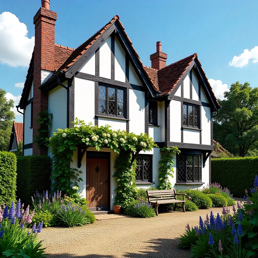 Charming Tudor House in Worsley’s Lush Gardens
