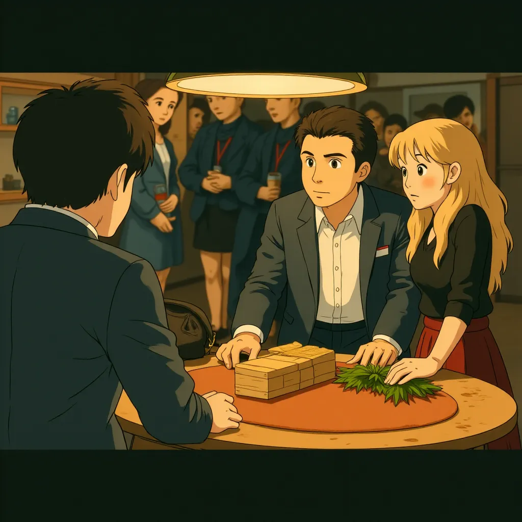 Will Smith and Margot Robbie in Focus (2015) - Anime style