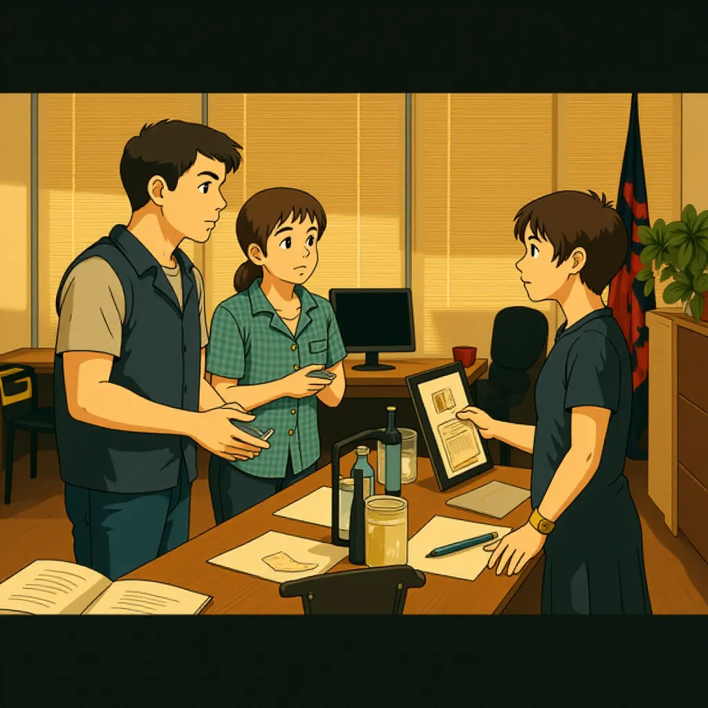 Channing Tatum, Jonah Hill, and Dave Franco in 21 Jump Street (2012) - Anime style