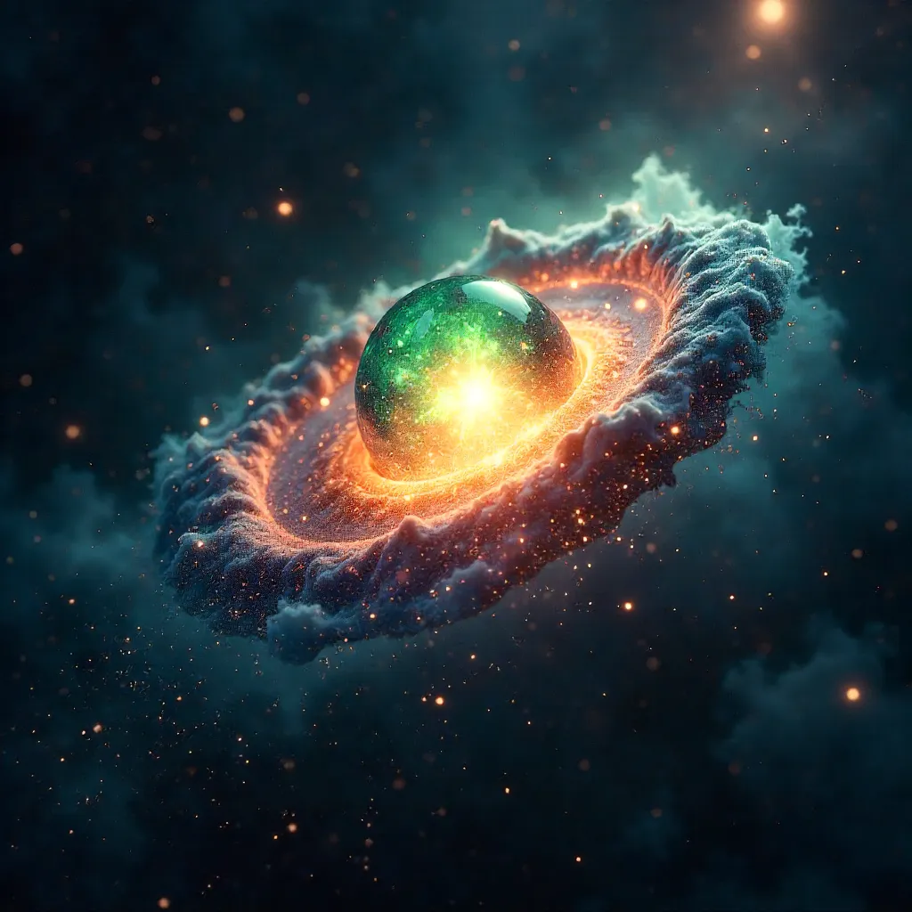 Cosmic Jewel of Delight: A Nebula Bloom