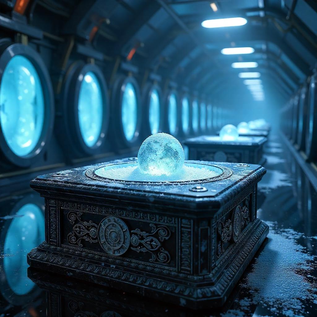 Photorealistic Cryogenic Altar in a Silent Chamber