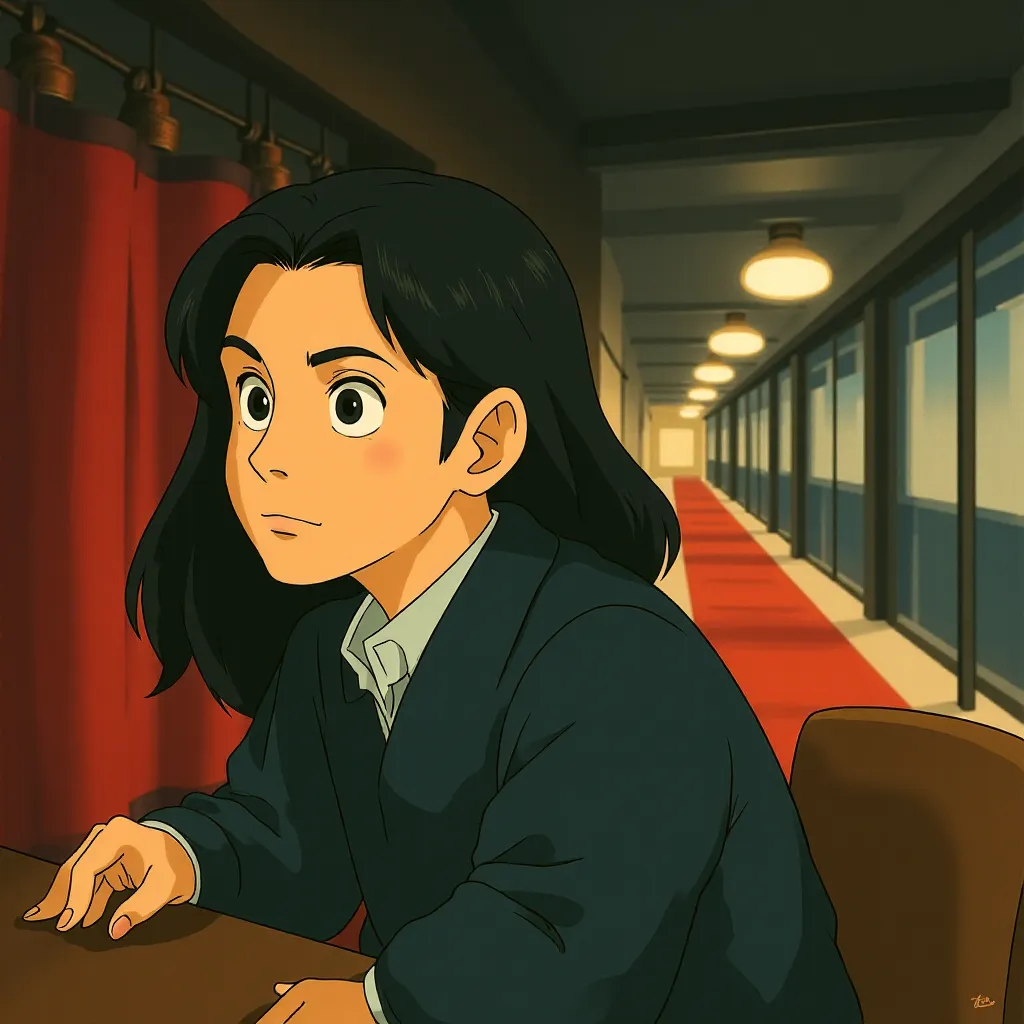 Isabella Rossellini in Conclave (2024) - Ghibli style