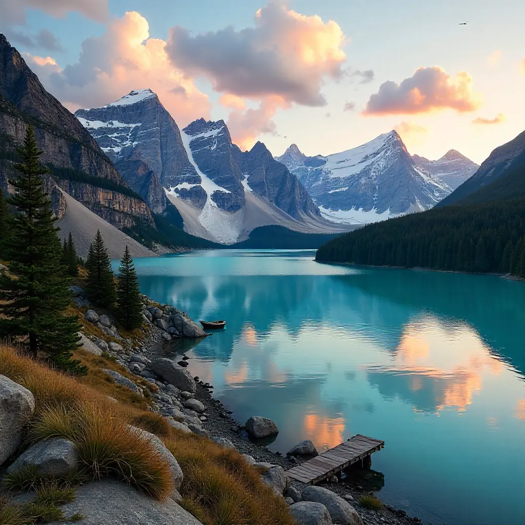 Andes and Lakes of Bariloche: Sunrise Vista