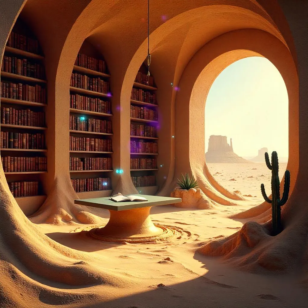 Desert Library: Dunes of Knowledge