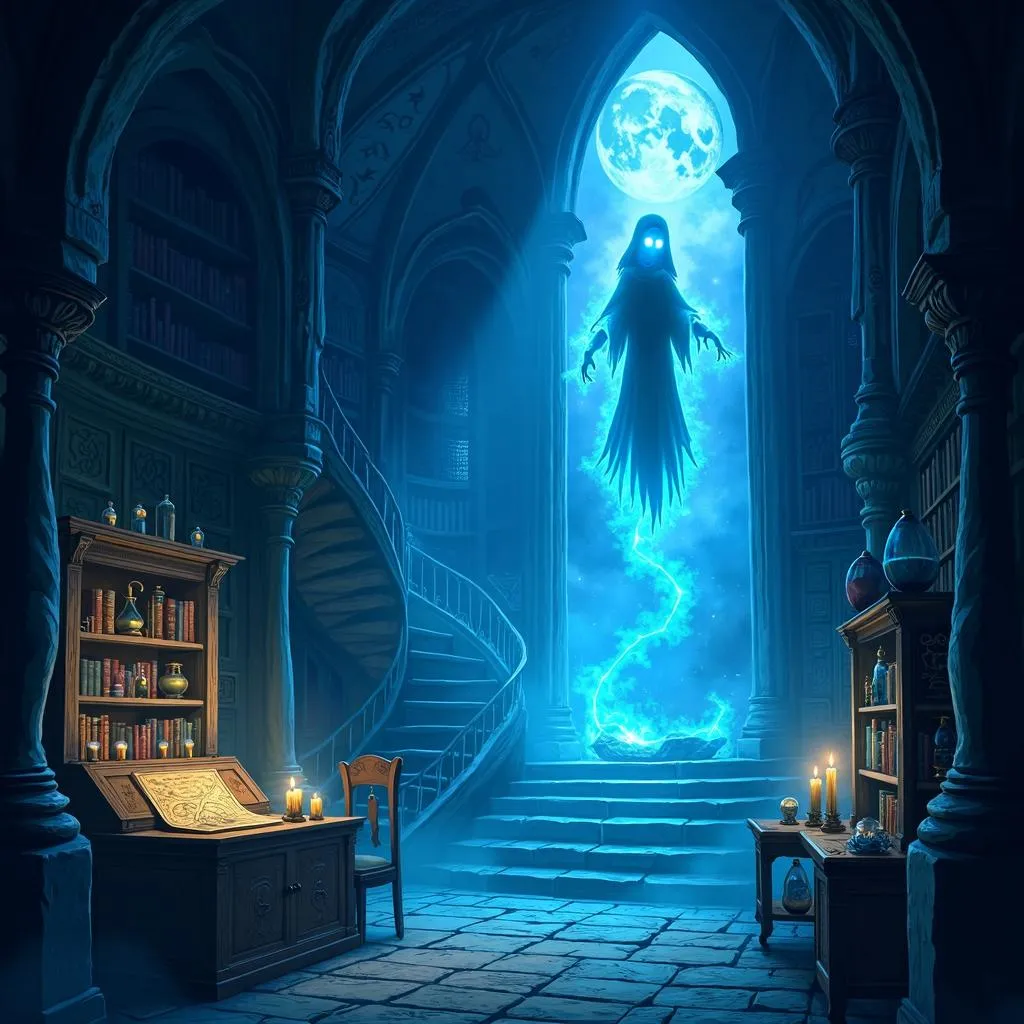 Spectral Wraith in a Wizard's Tower (Anime)