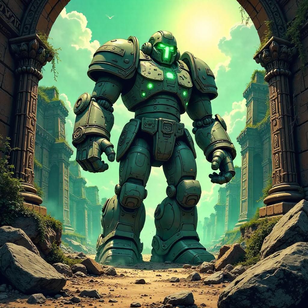 Golem in the Lost City: Comic Adventure