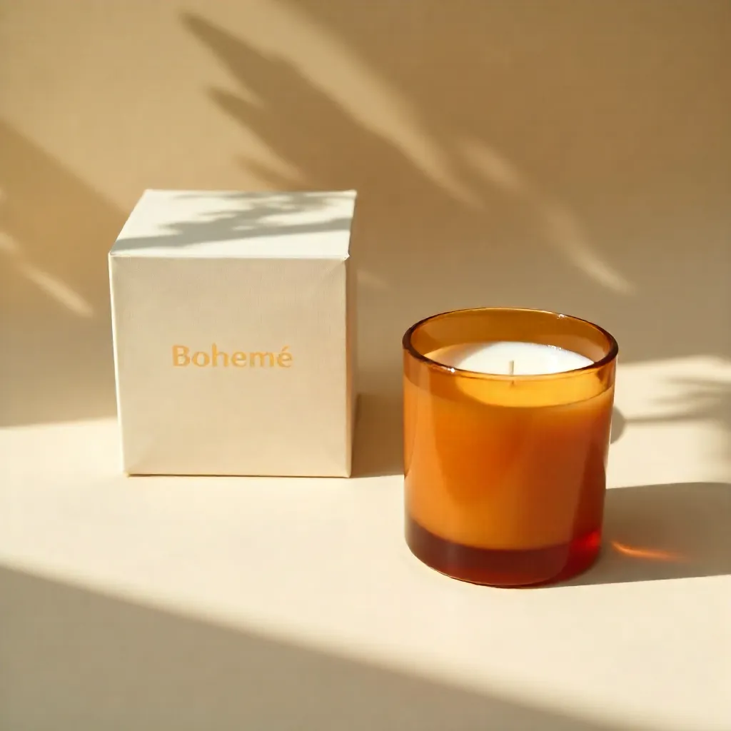 Serene Boheme Candle with Luxe Packaging