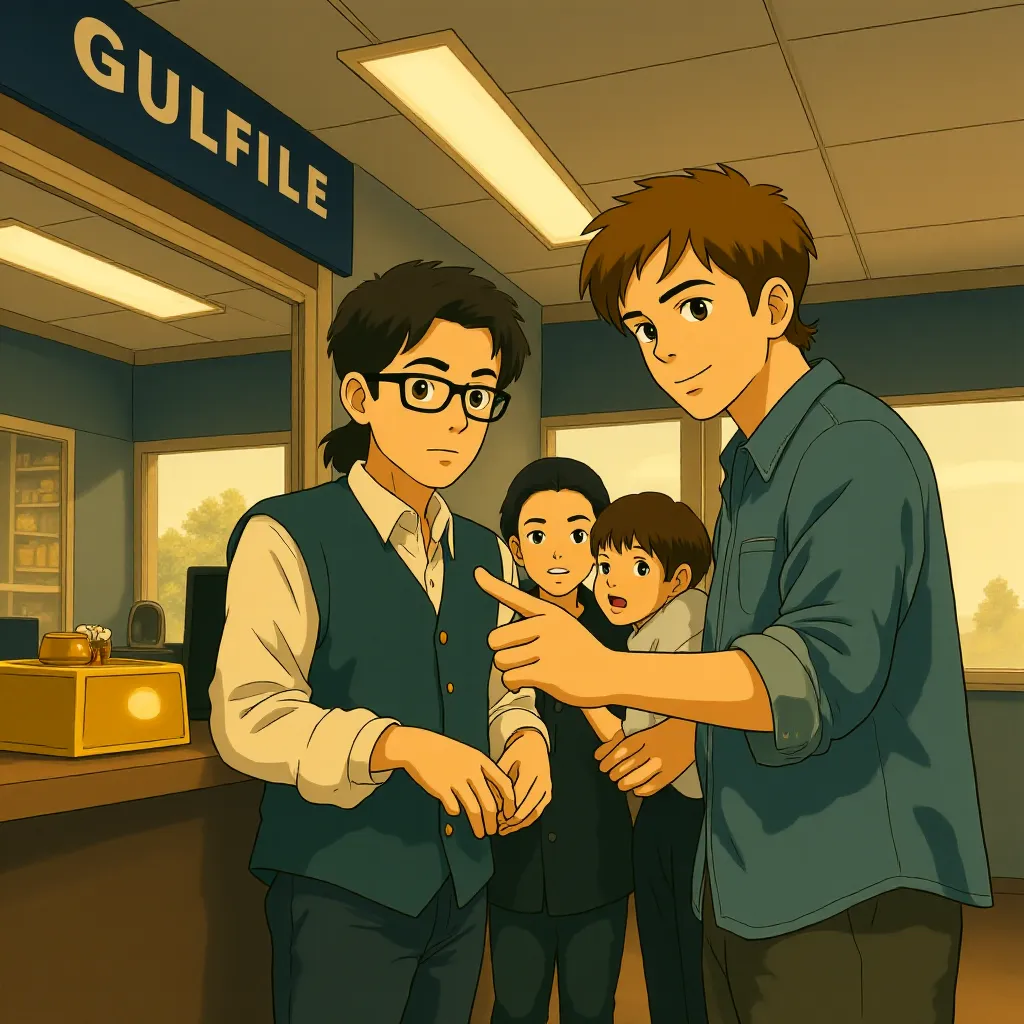 Ricardo Darín and Damián Szifron in Wild Tales (2014) - Anime style