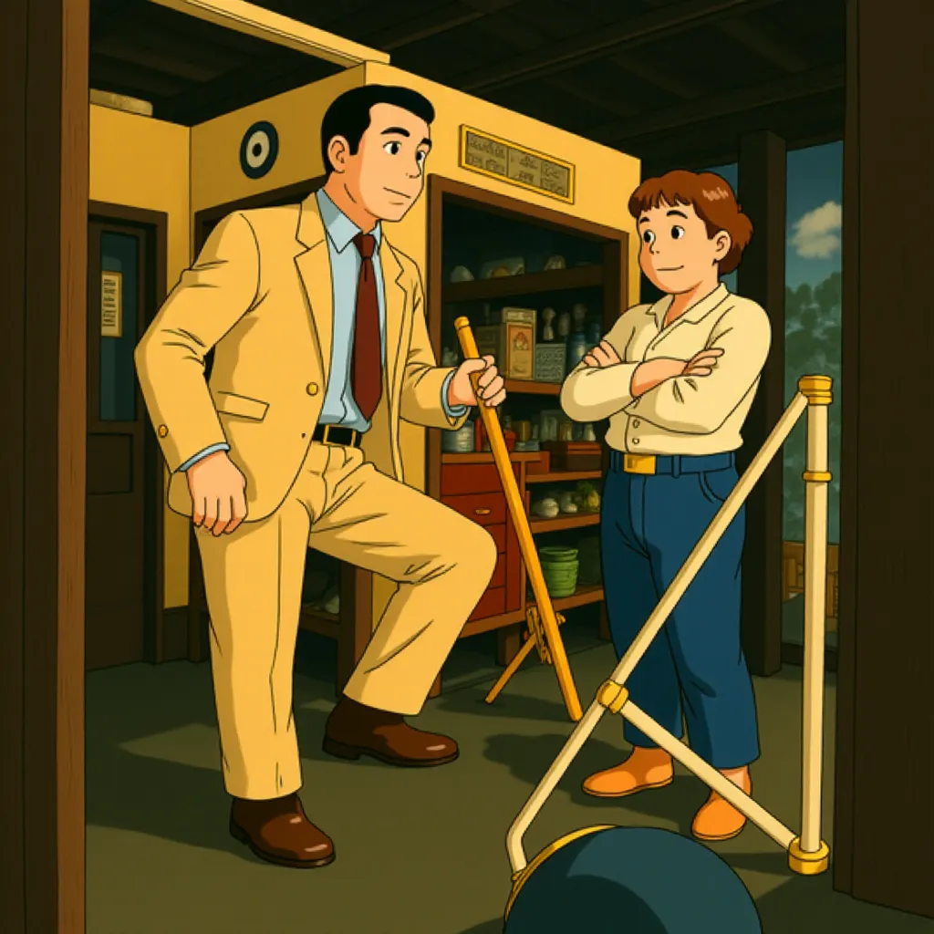 Jack Nicholson and Martin Scorsese in The Departed (2006) - Anime style