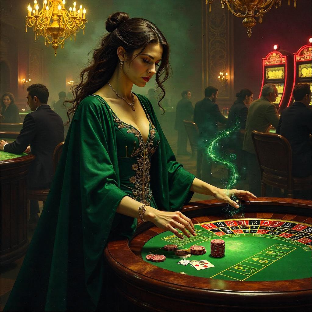 The Sorceress at the Velvet Casino
