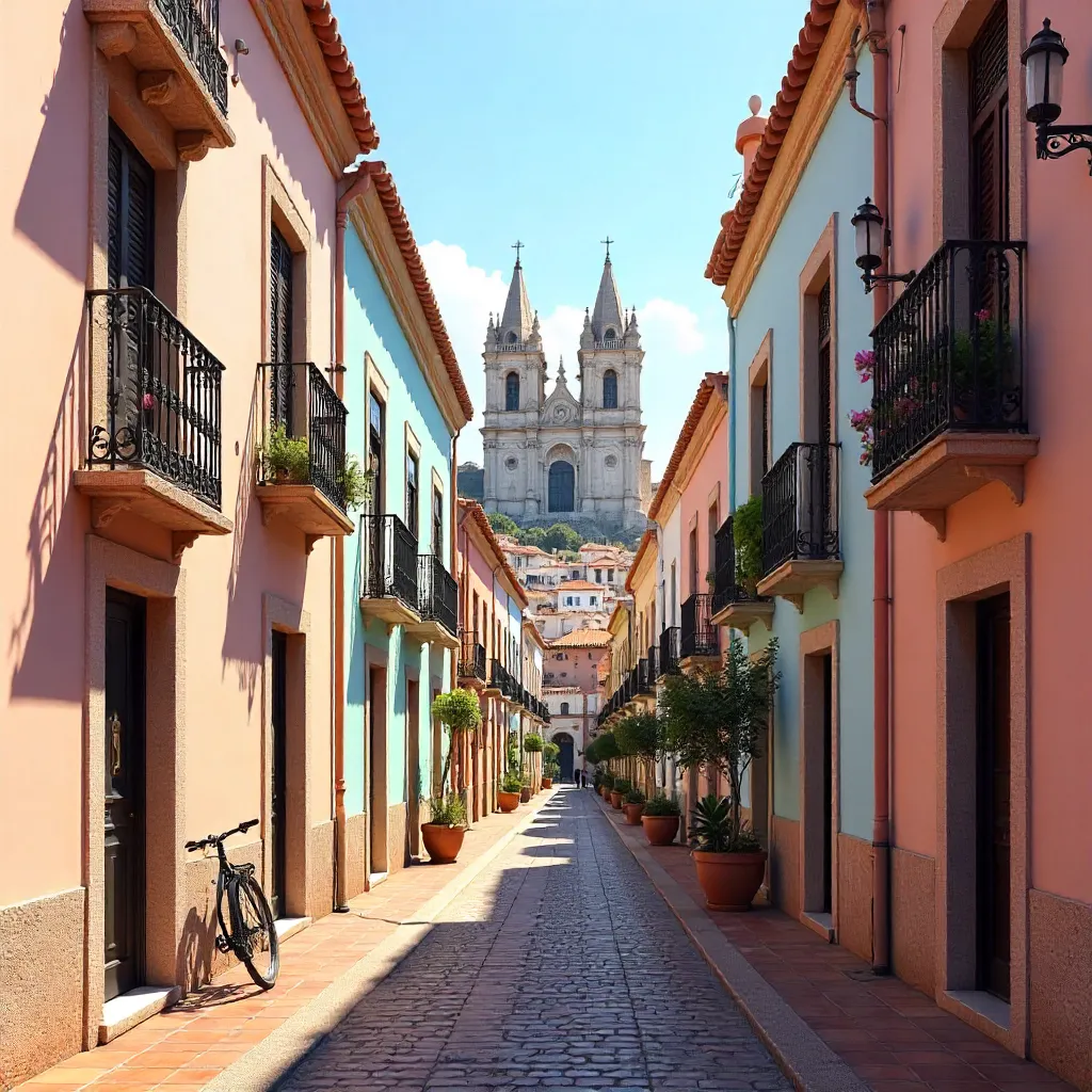 Cathedral Over Málaga's Pastel Rooftops