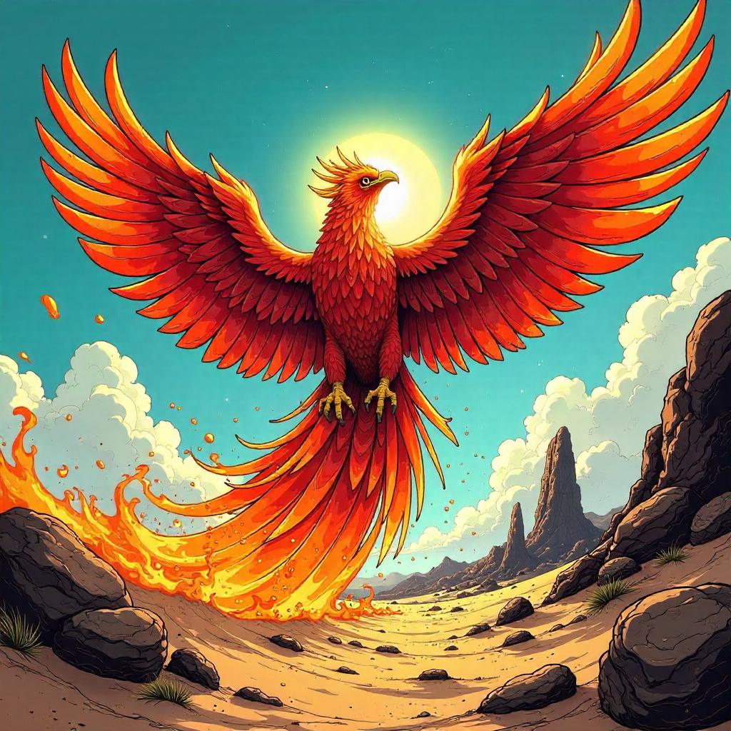 Desert Phoenix: Comic-Book Inferno Rising