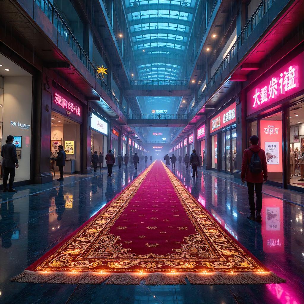 Neon Silk: Magic Carpet in a Cyber Mall