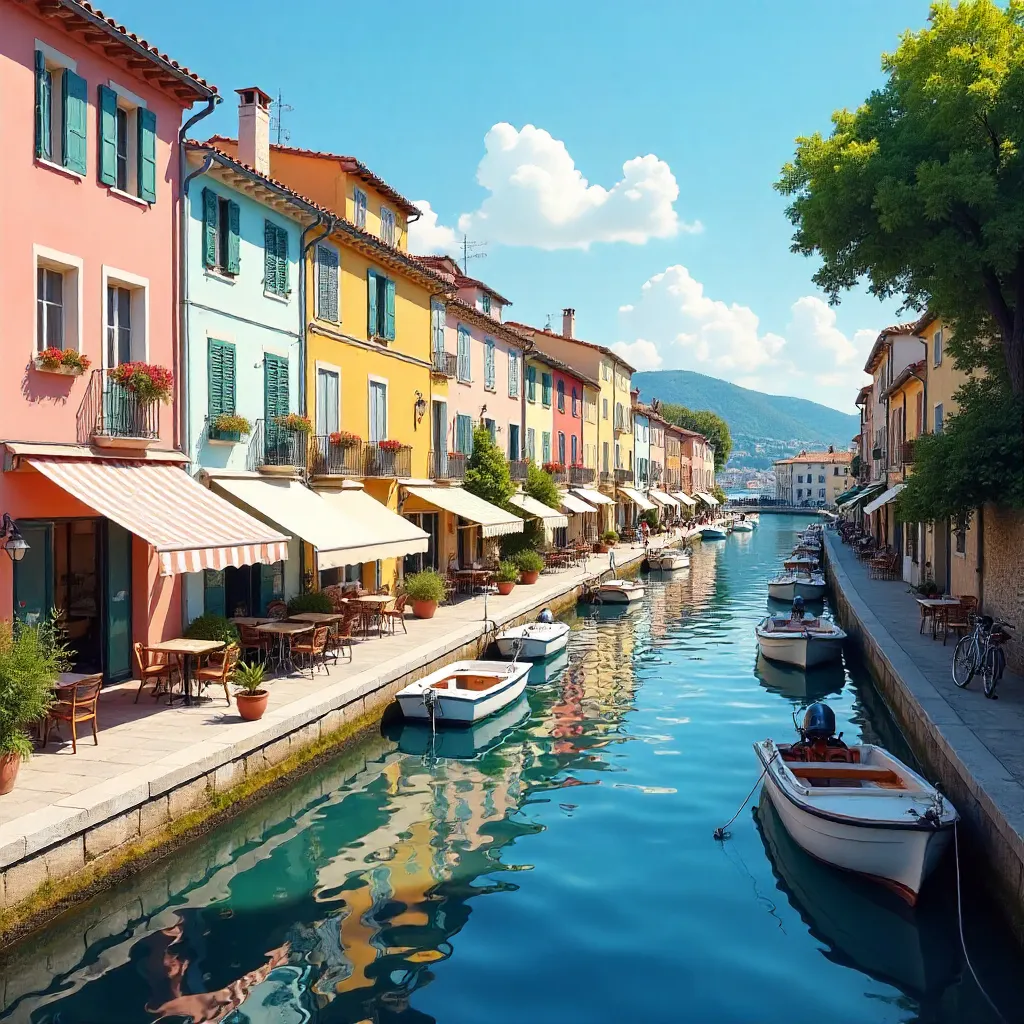 Pastel Waterfront of Martigues, Provence