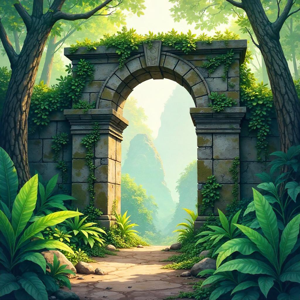 Whispering Gateway in a Jungle Canopy