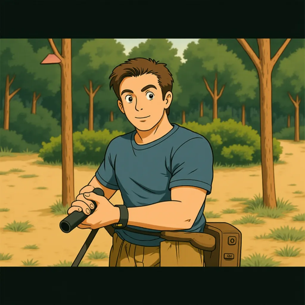 Alan Ritchson in The Ministry of Ungentlemanly Warfare (2024) - Ghibli style
