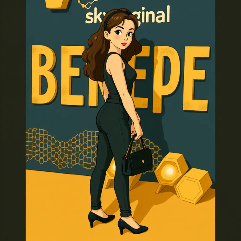 Ekin-Su Cülcüloglu at an event for The Beekeeper (2024) - Ghibli style