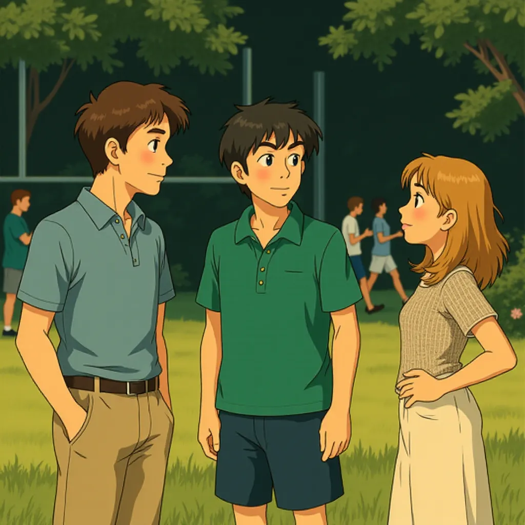 Sandra Bullock, Tim McGraw, and Ray McKinnon in The Blind Side (2009) - Anime style