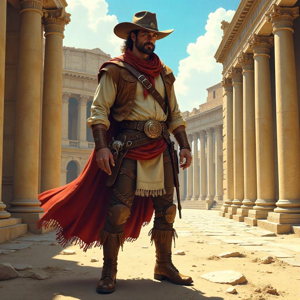 Digital Cowboy in Ancient Rome