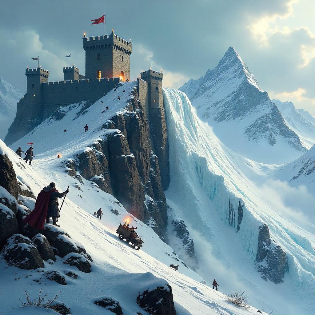 Avalanche in the Medieval Citadel — Concept Art
