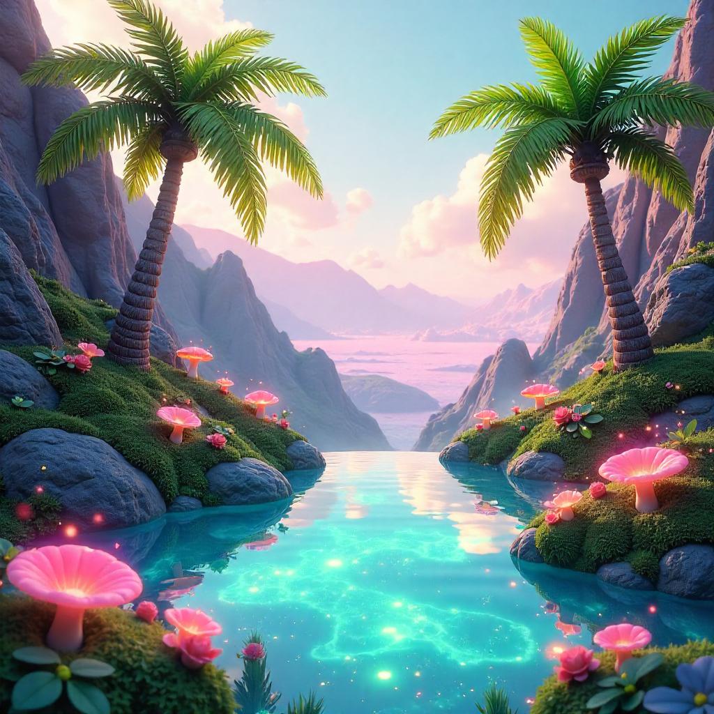 Fairy Oasis in a 3D Wonderland