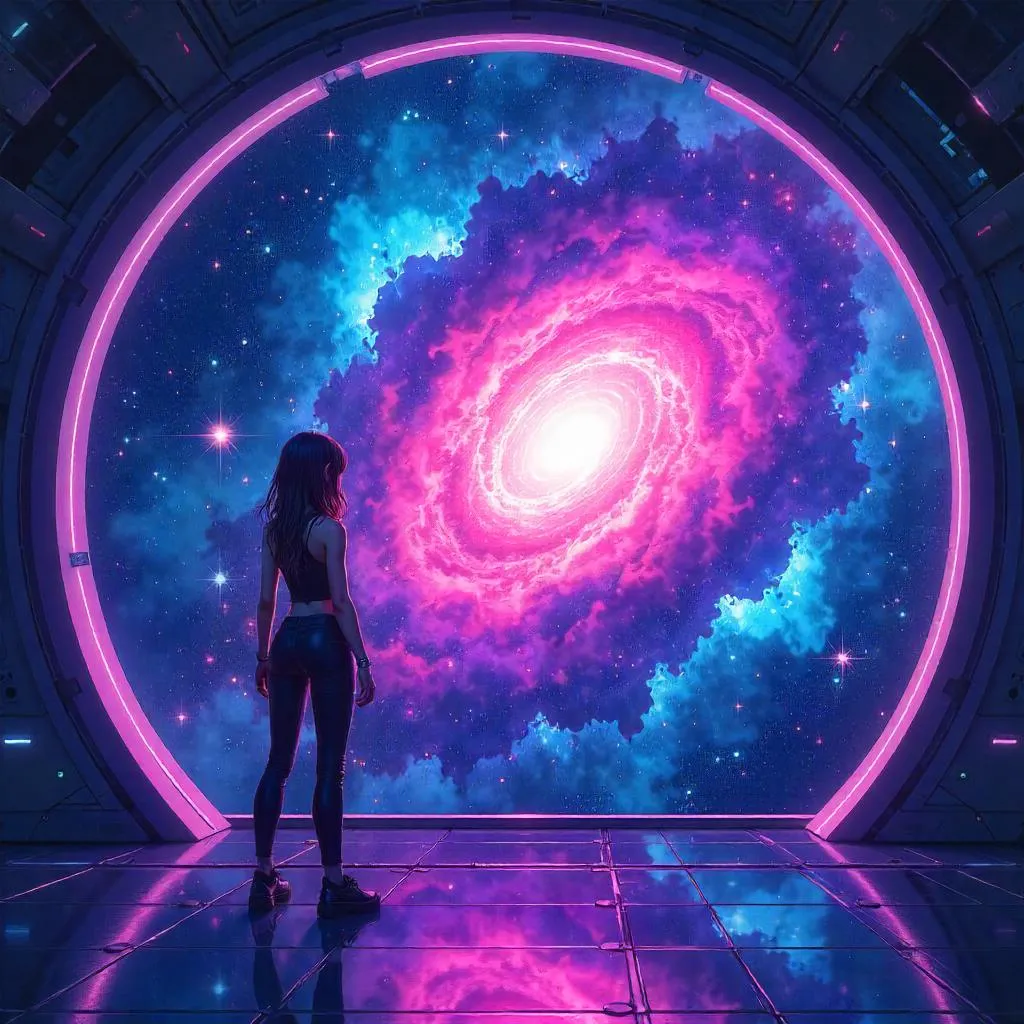 Anime Nebula in a Holodeck