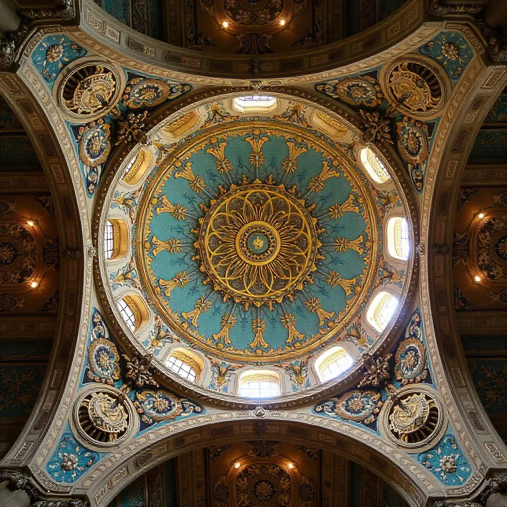 Ankara's Ornate Ceiling: Turkish Craftsmanship