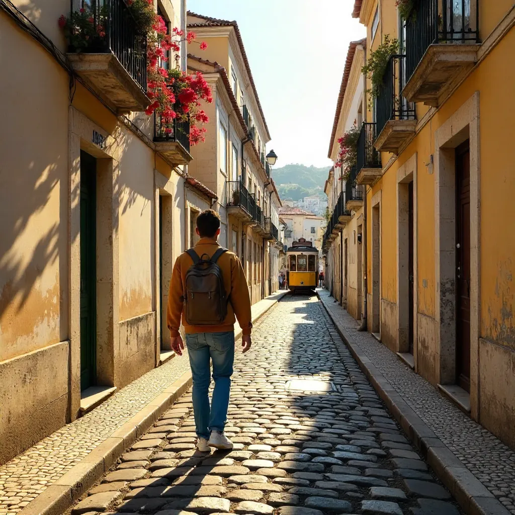 Golden Hour Stroll Through Alfama, Lisbon