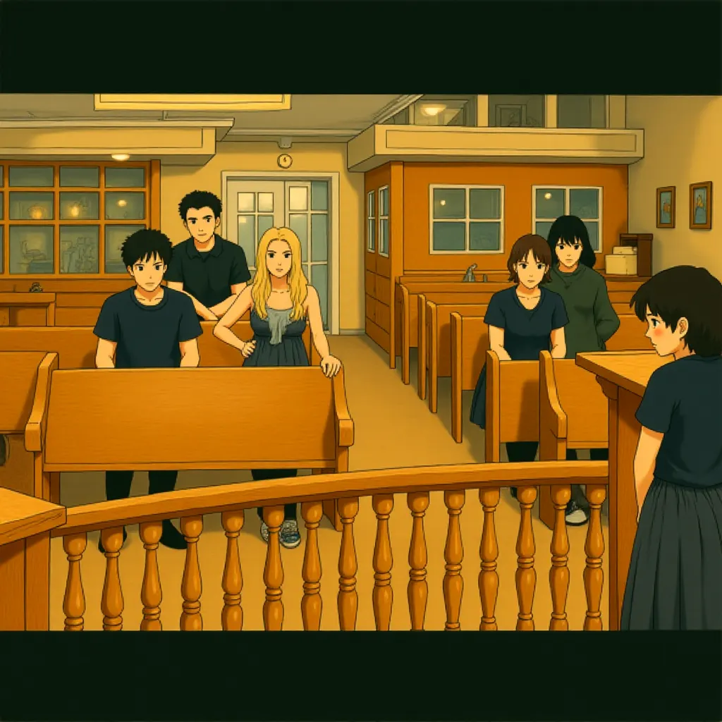 Dakota Johnson, Valerie Tian, Channing Tatum, Jonah Hill, Jaren Mitchell, and Rye Rye in 21 Jump Street (2012) - Anime style