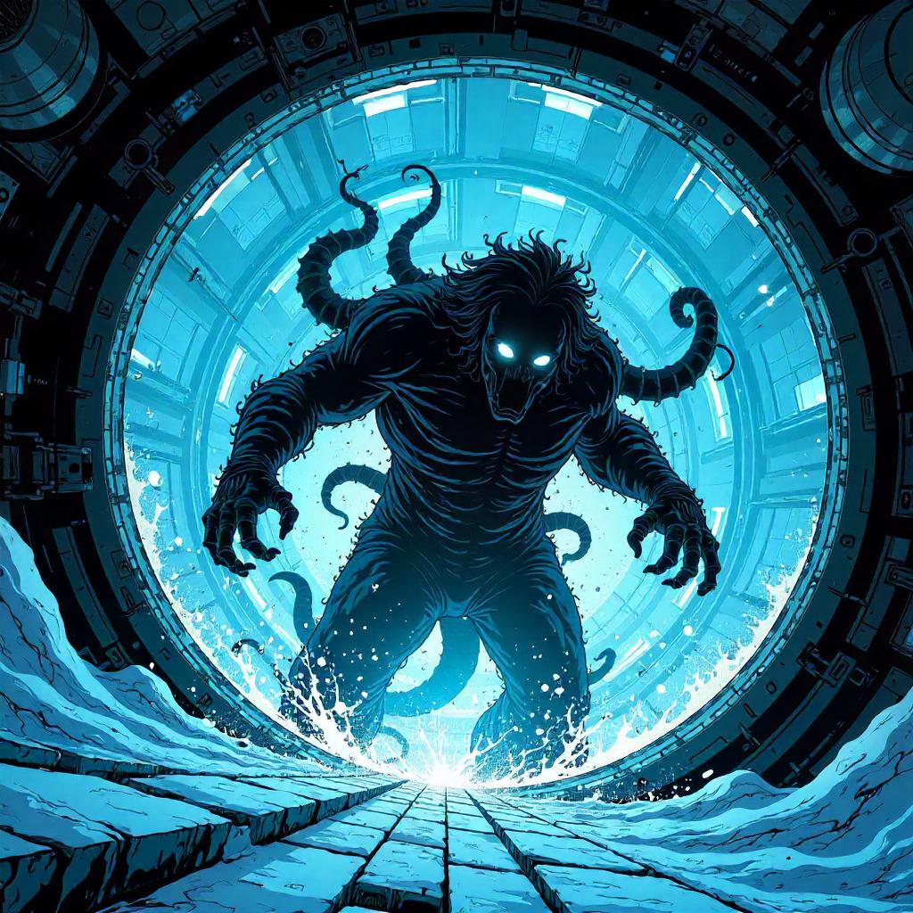 Shadow Beast Emerges in Cryo-Chamber