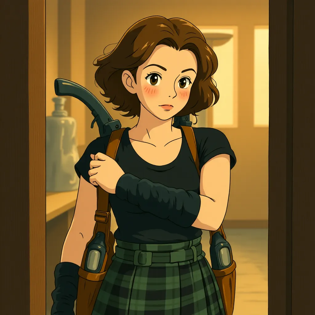 Milla Jovovich in Resident Evil: Afterlife (2010) - Anime style
