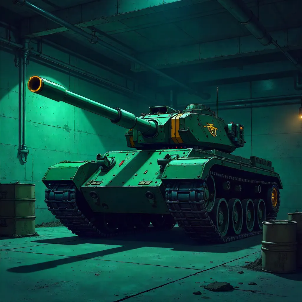 Basement Battle Tank: Anime Style