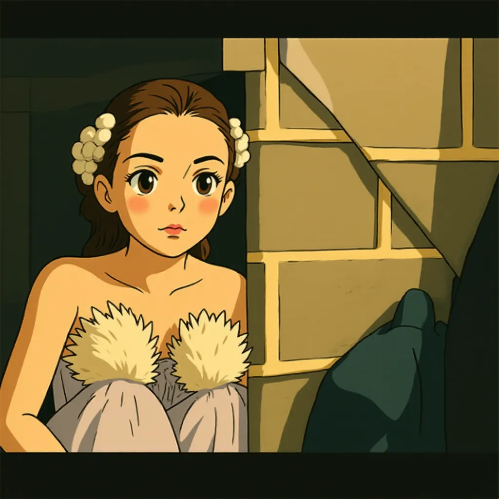 Natalie Portman in Black Swan (2010) - Anime style