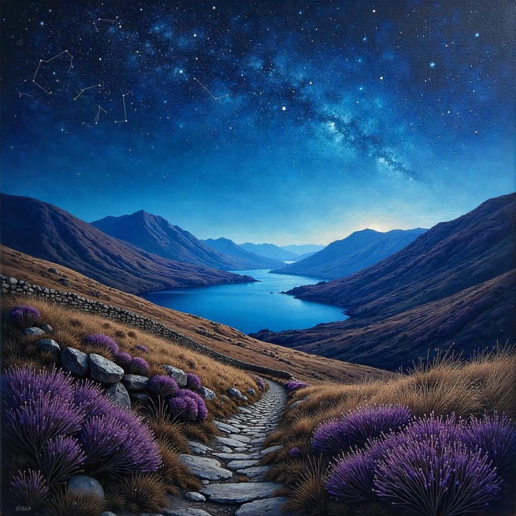 Constellations Over a Highland Moor