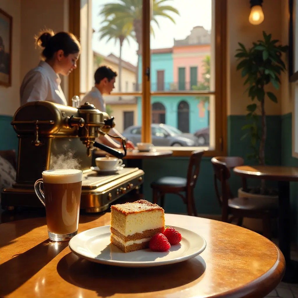 Dessert and Coffee in Bucaramanga Café