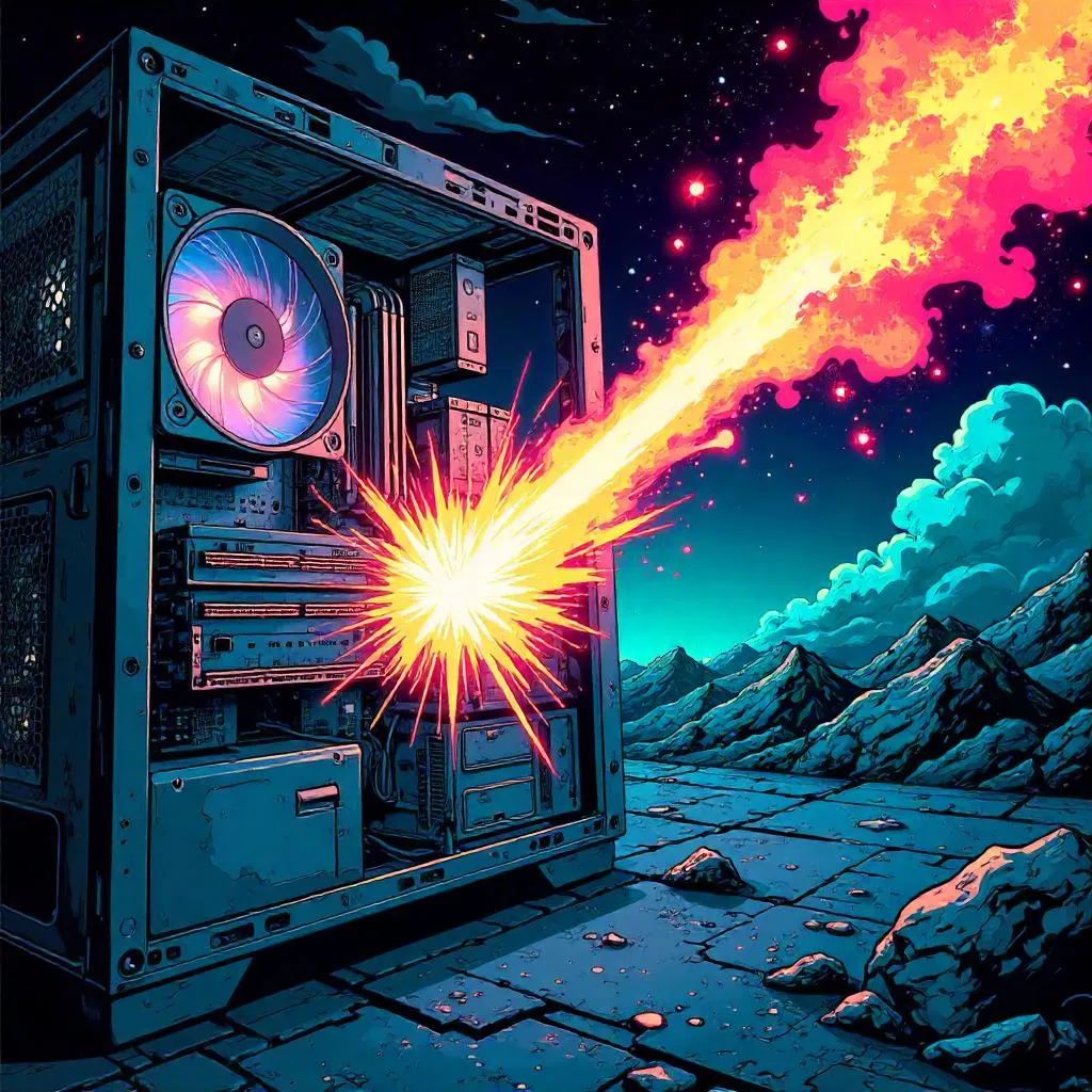 Comet in the Computer: Comic Book Style