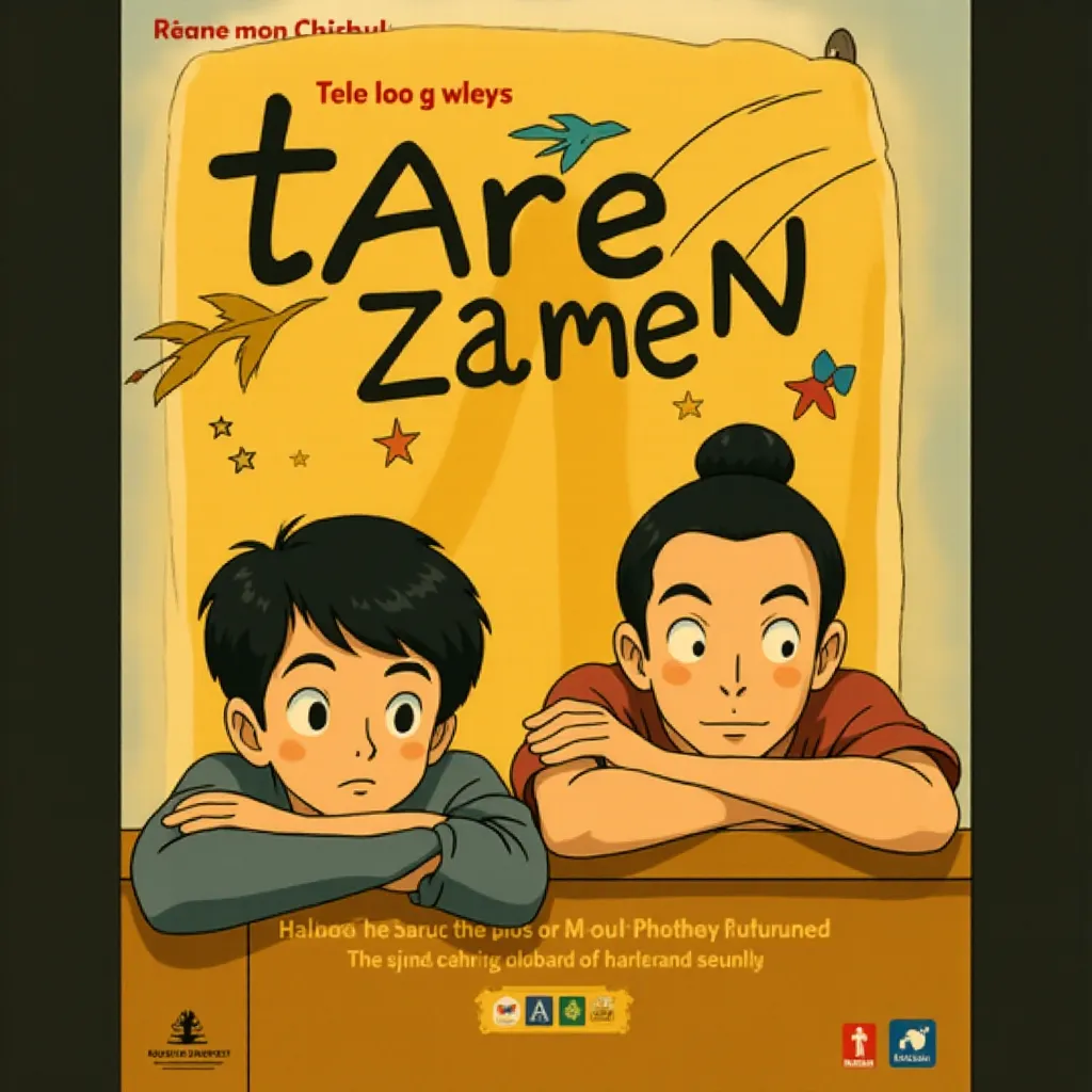 Aamir Khan and Darsheel Safary in Like Stars on Earth (2007) - Anime style