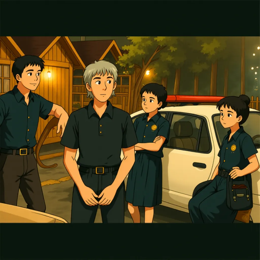 Frank Grillo, Michael Peña, America Ferrera, and Cody Horn in End of Watch (2012) - Anime style
