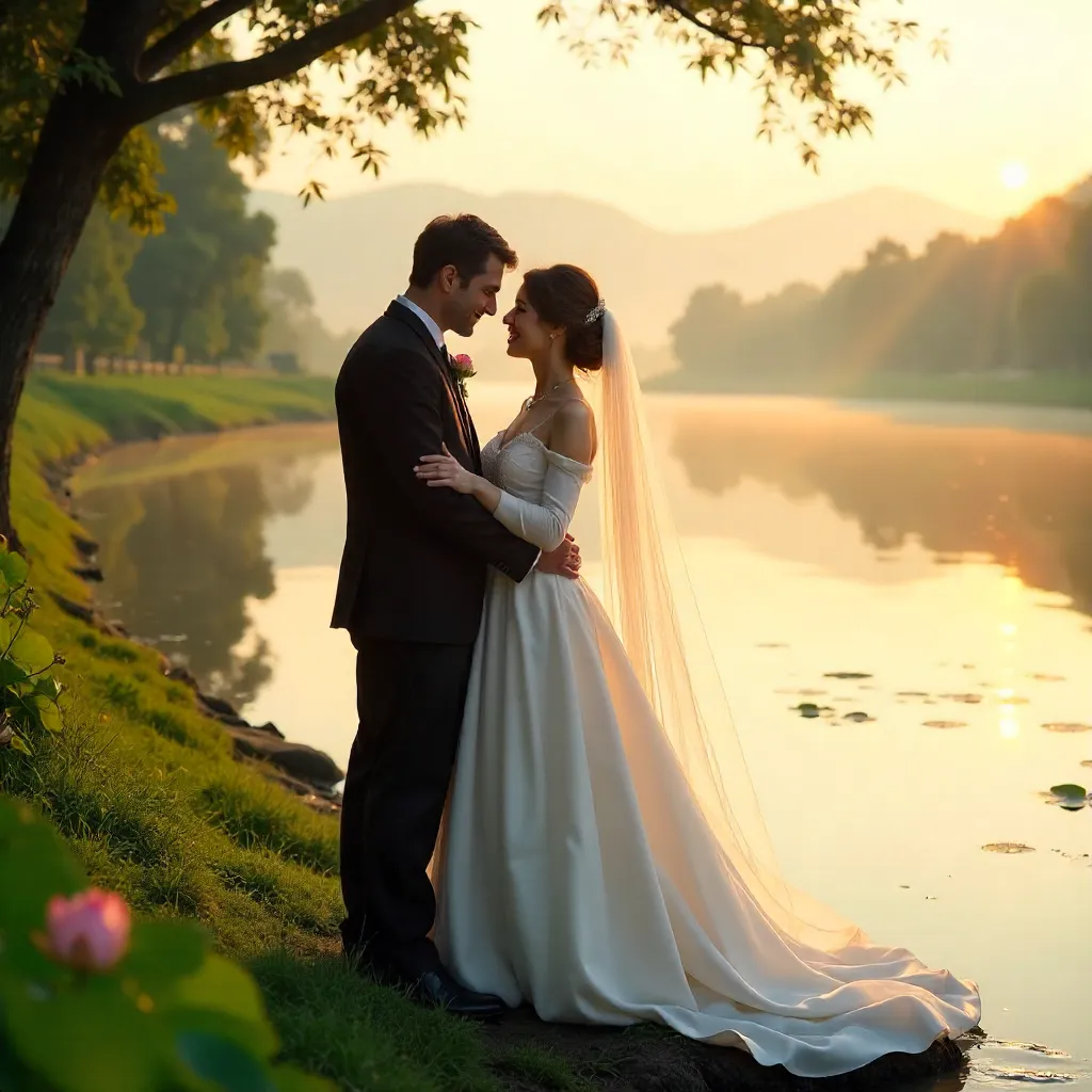 Embrace by Dong Nai Lake at Golden Hour