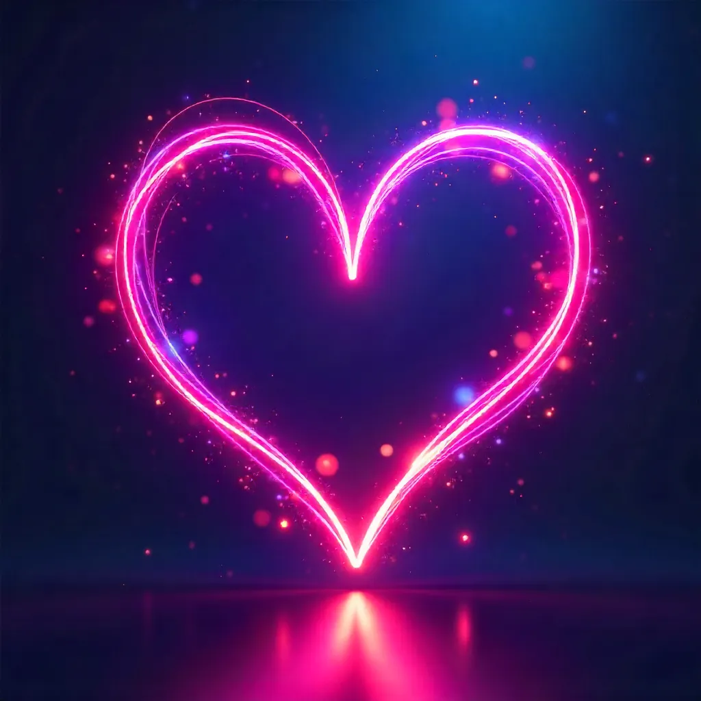 Dynamic Heartlight: Pulse of Love and Energy