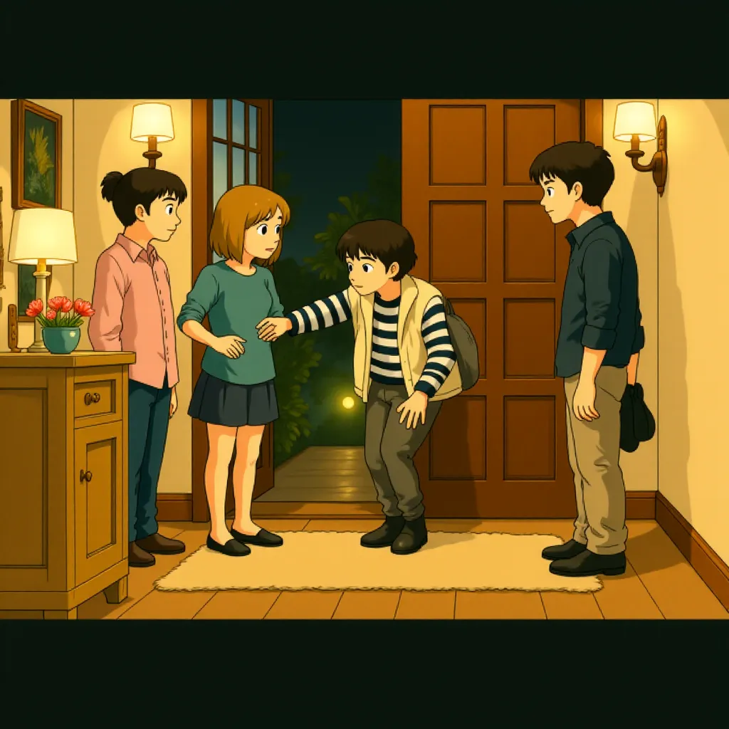 Heather Graham, Bradley Cooper, Zach Galifianakis, and Ed Helms in The Hangover Part III (2013) - Anime style