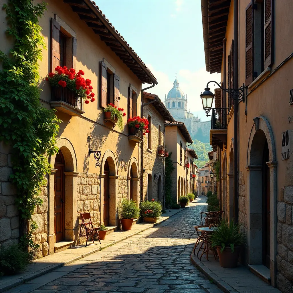Orvieto Alleys: Classic Umbria Architecture