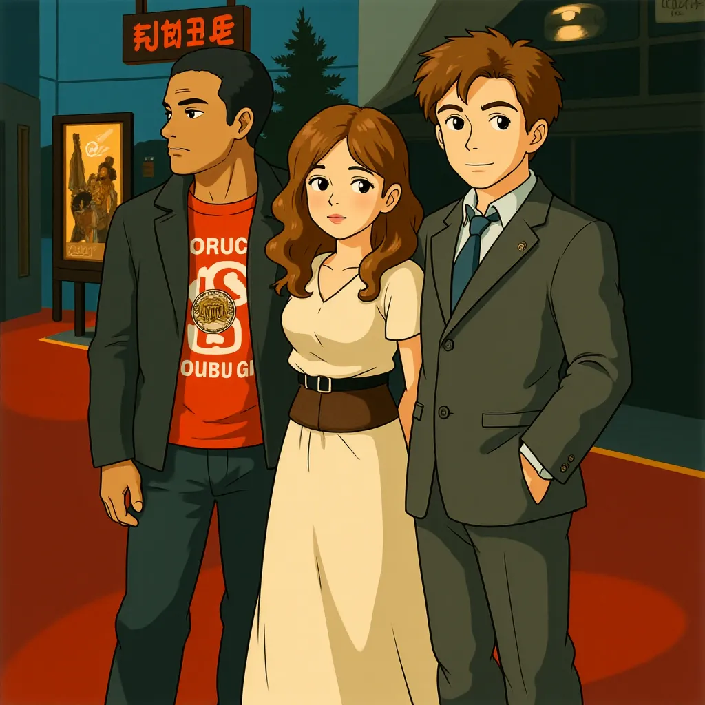 Jessica Biel, Sharlto Copley, and Quinton 'Rampage' Jackson in The A-Team (2010) - Anime style