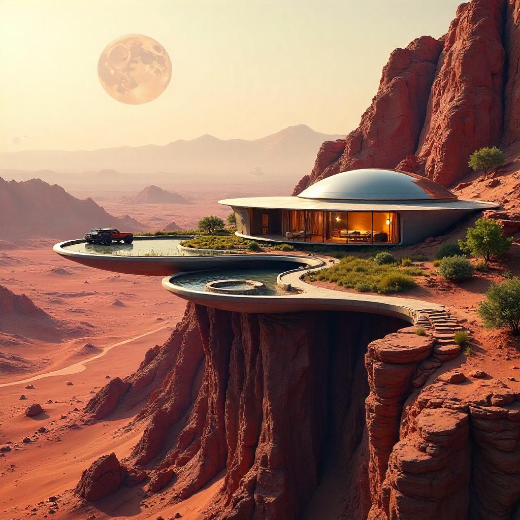 Martian Mansion: Concept Art on the Red Planet