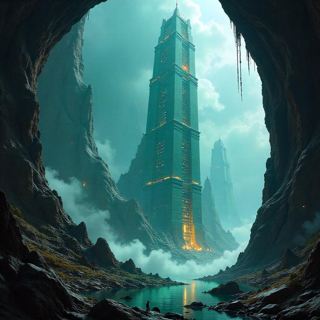 Skyscraper in a Cavern: Concept Art
