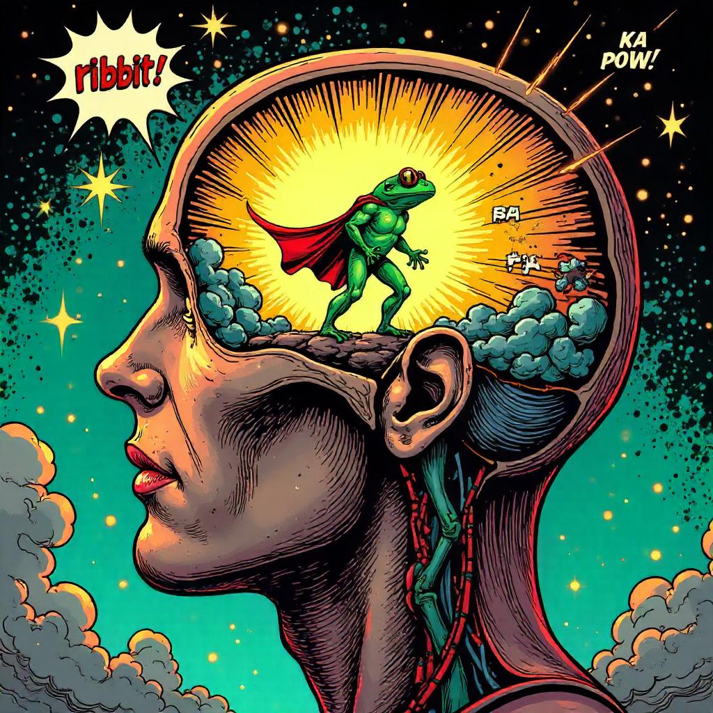 Mindscape Ribbit: A Comic-Frog Inside Thought